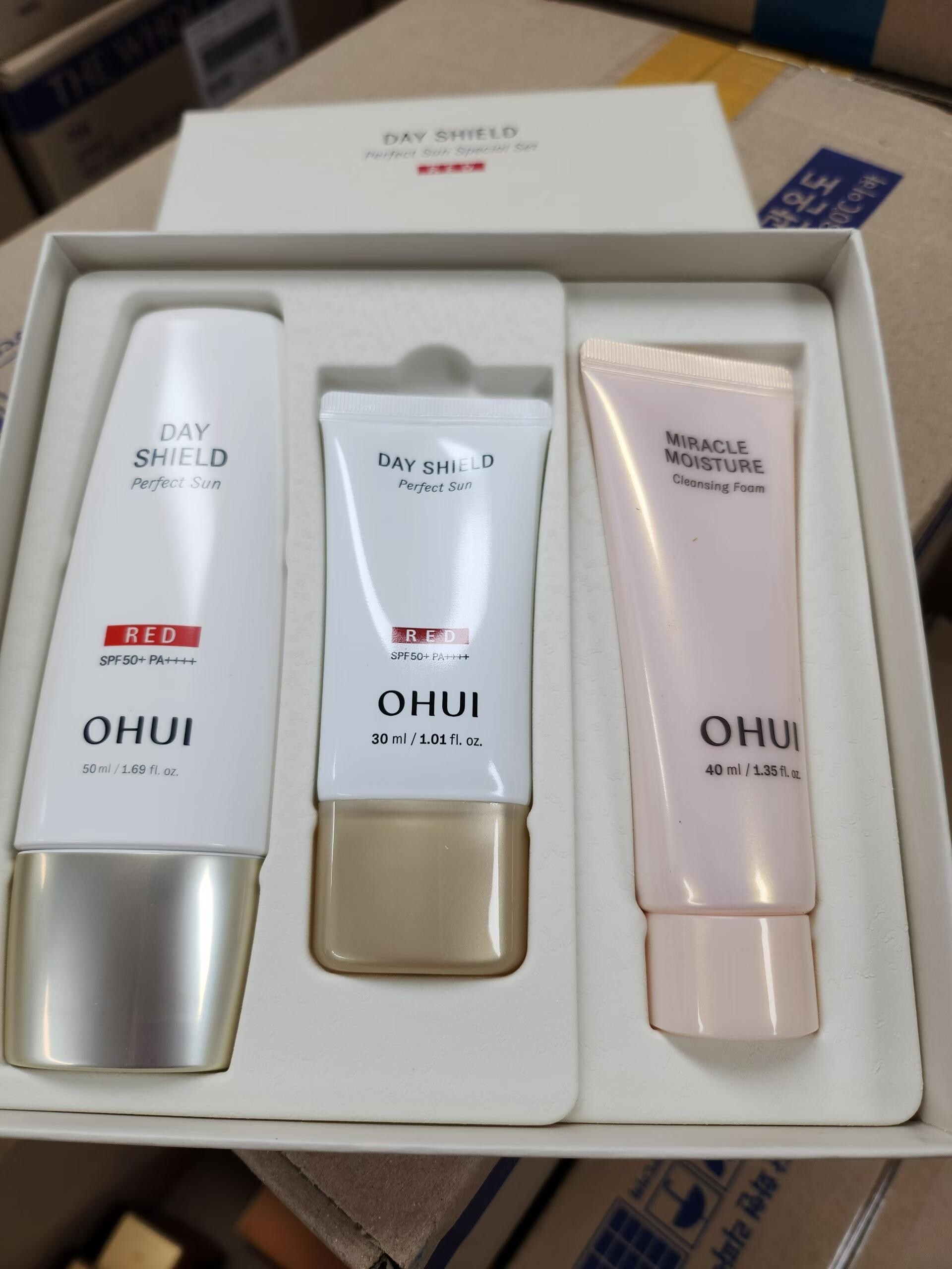 【韓國預購】DKR070616 OHUI Day Shield Perfect Sun 防曬套裝