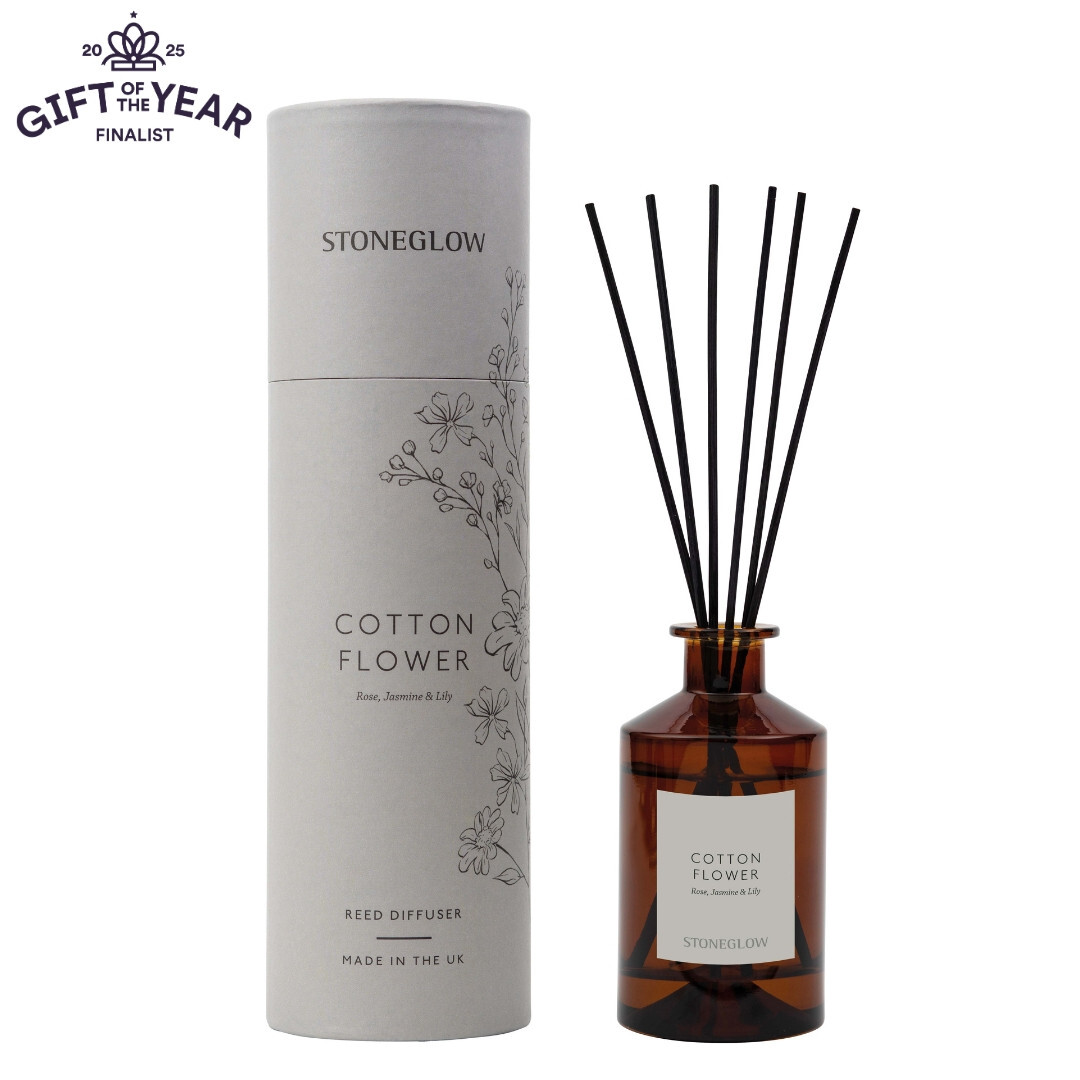 STONEGLOW The Walled Garden - Cotton Flower Reed Diffuser | 160ml