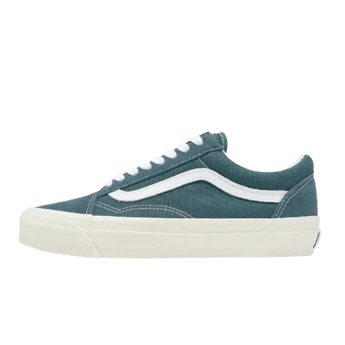 【官網限定】Vans Lx Old Skool 麂皮 休閒鞋 板鞋 藍白 男鞋 VN000D9J12S VII