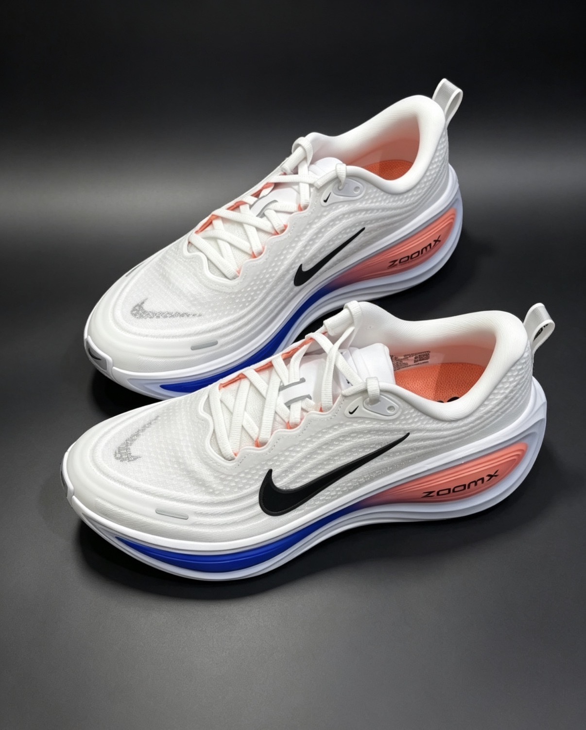 男鞋 NIKE VOMERO PLUS 白藍粉 氣墊 緩震 網布 透氣 休閒 跑步 運動鞋【HV8150-108】