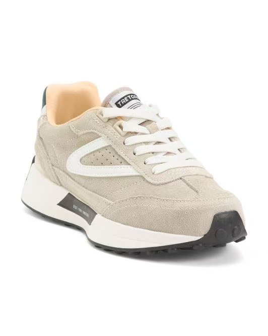 【預購】TRETORN H070722 Katie Jogger 女裝麂皮波鞋 (米色)