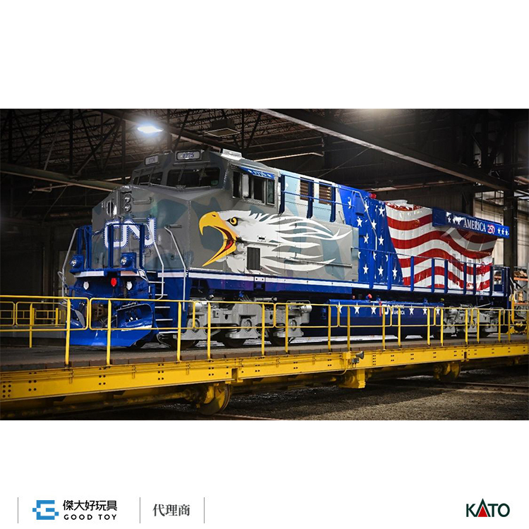 KATO 176-1776 GE ES44AC CN #1776 Screaming Eagle