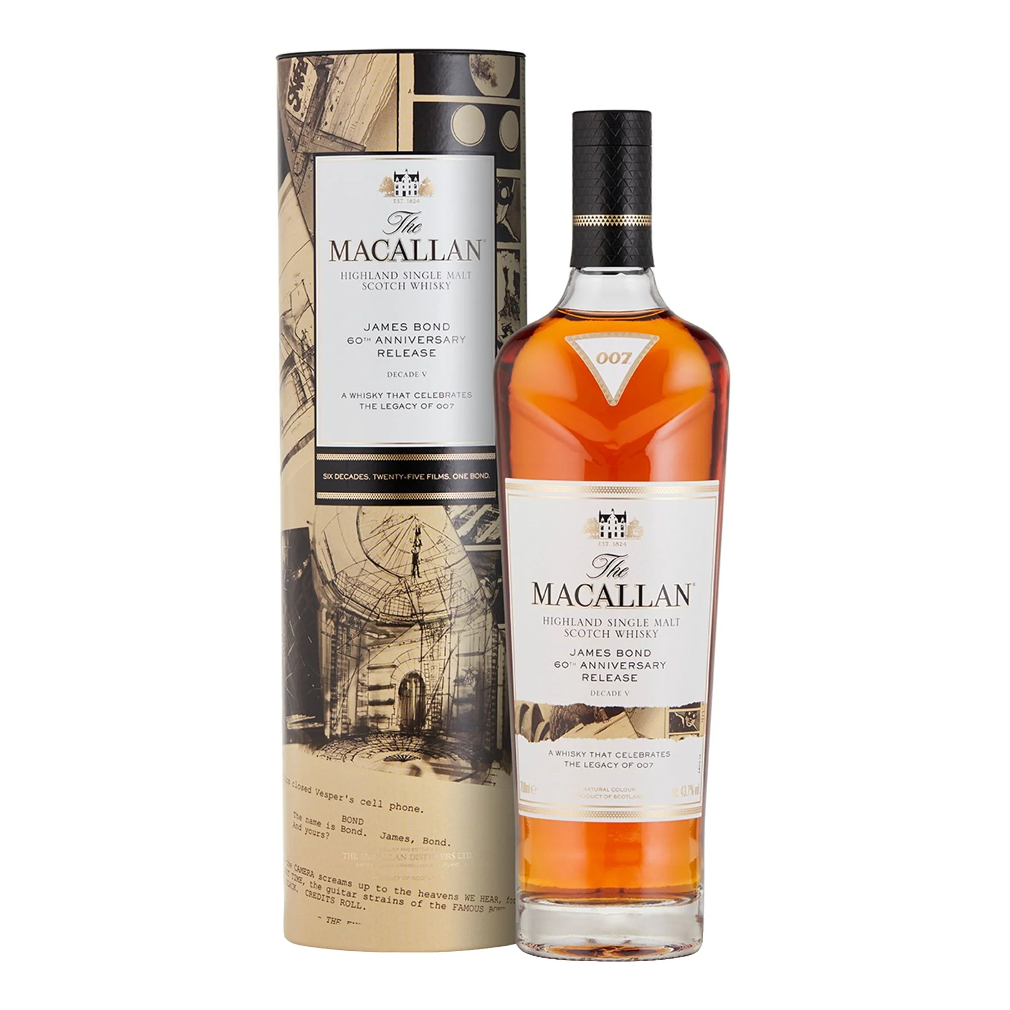 The Macallan James Bond 60th Anniversary Release - Decade V 700ml