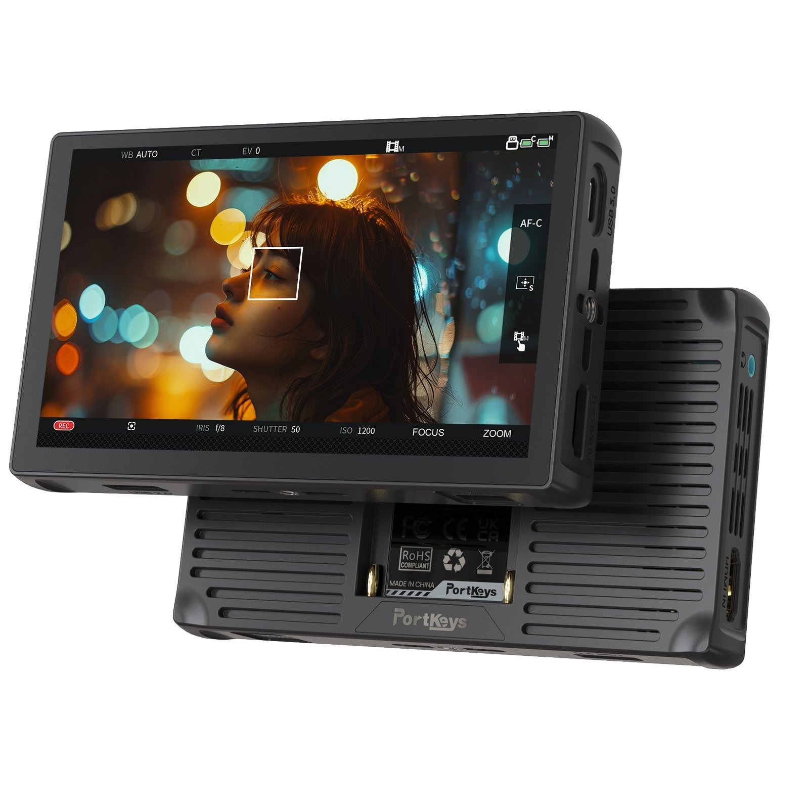 PORTKEYS LH5C 5.4 800 nits 高光 HDMI 與有線控制相機觸控監視屏
