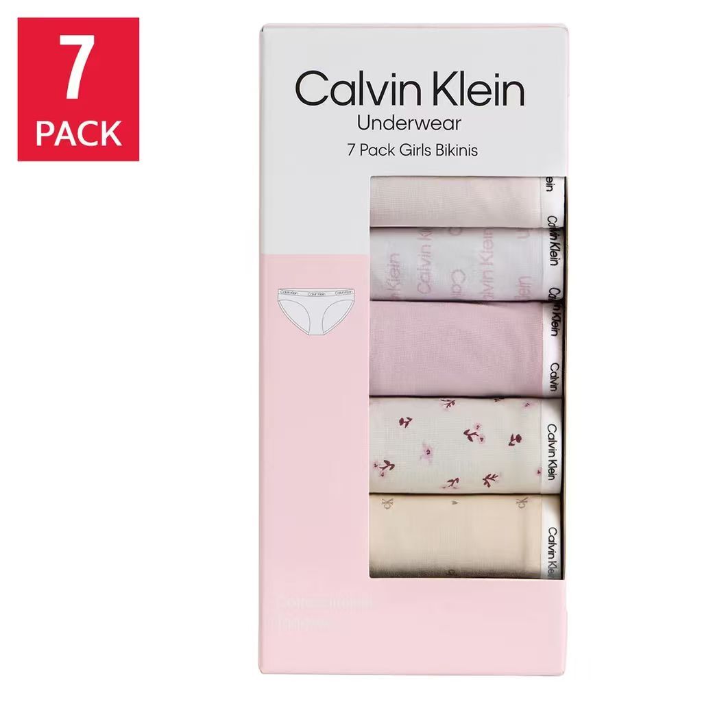 【預購】Calvin Klein H070729 Bikini 女童內褲 (7件裝)