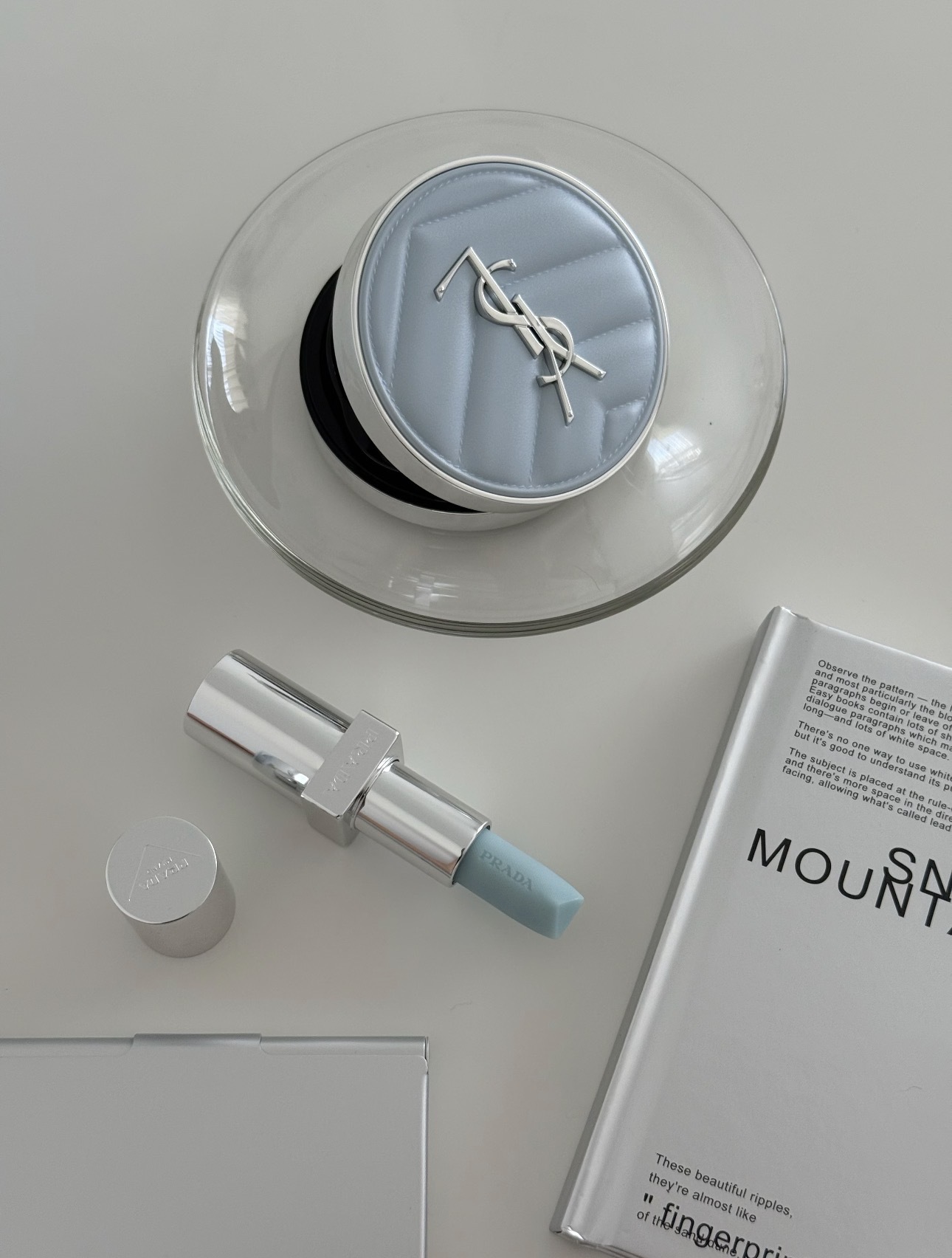 【 現貨 】YSL ALL HOURS BLUR CUSHION 柔焦氣墊粉餅（海外限定-新款冰川藍）