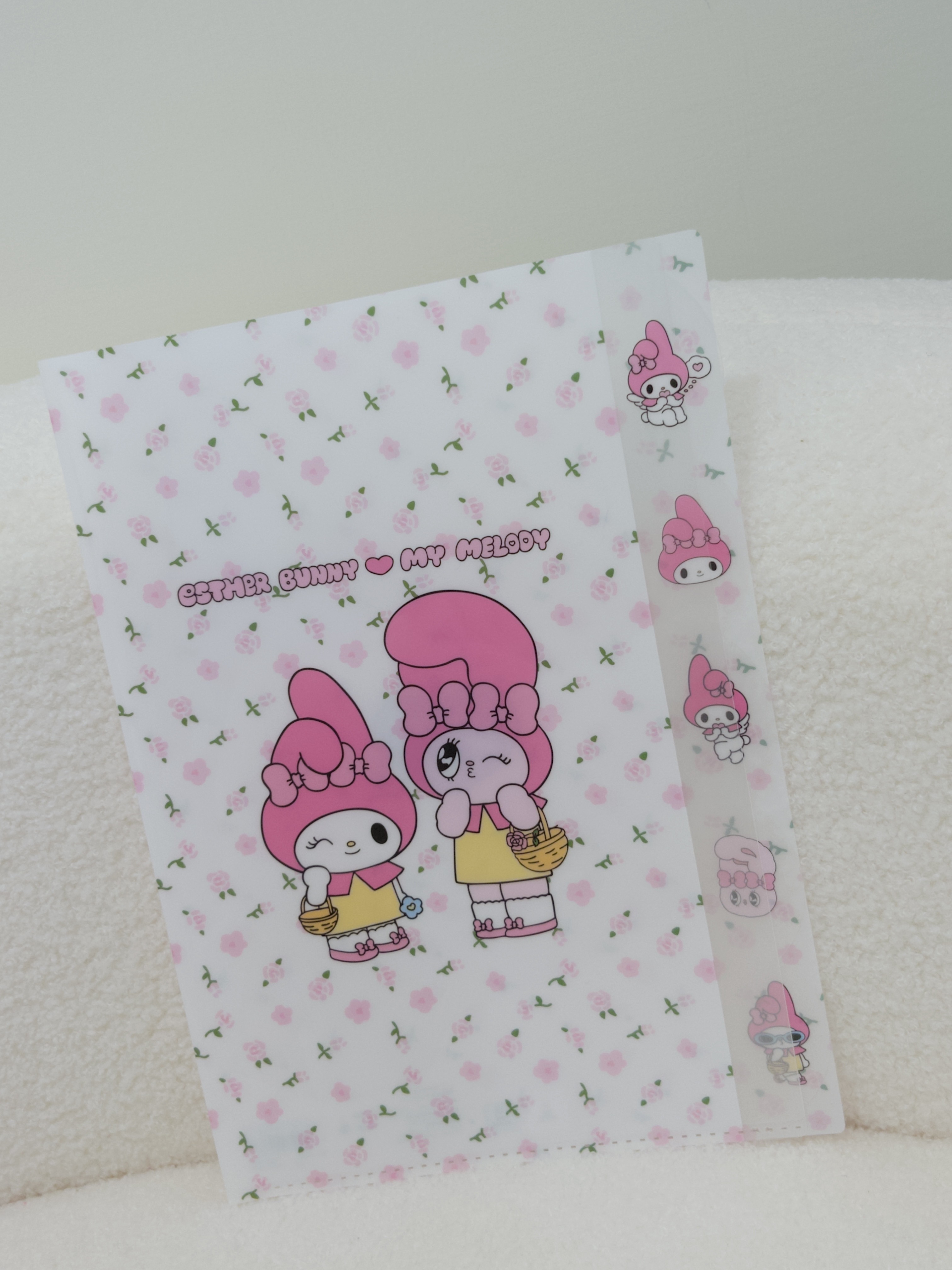 🐾ESTHER BUNNY & MELODY多層資料夾🐰💖