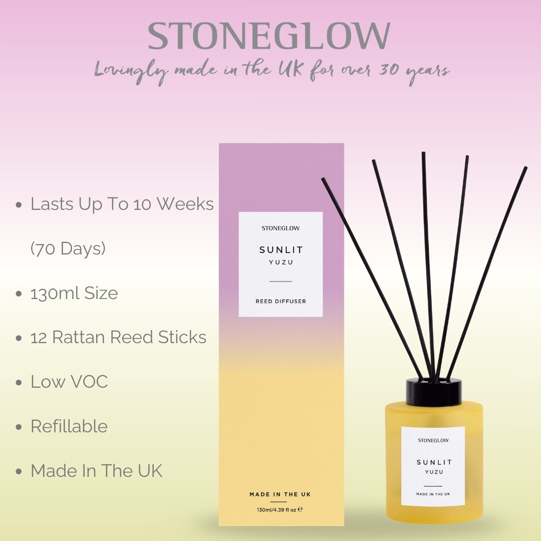 STONEGLOW - SOL Collection Sunlit Yuzu Scented Reed Diffuser | 130ml