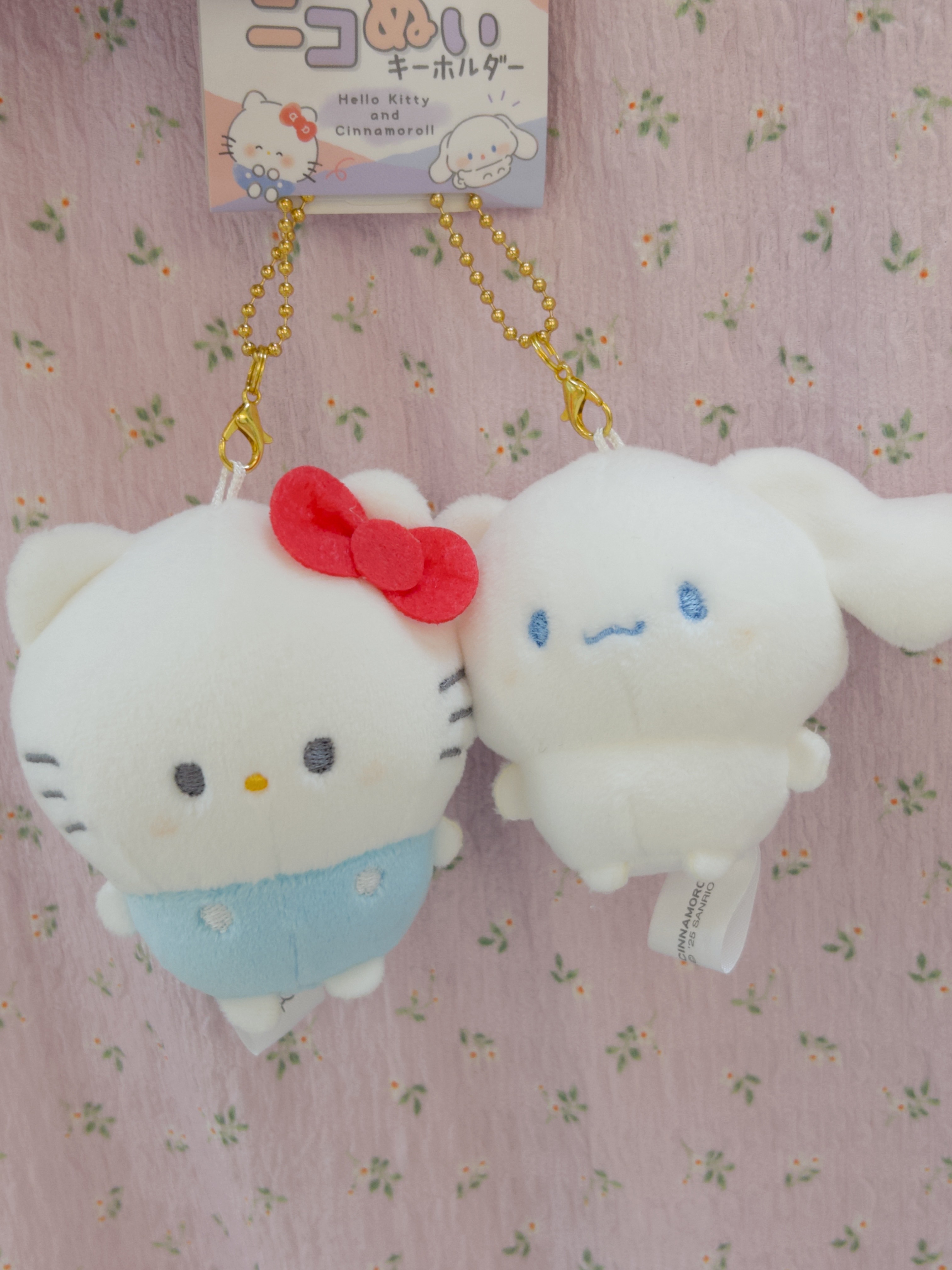 Sanrio豆豆眼磁鐵吸吸吊飾🎀🤎