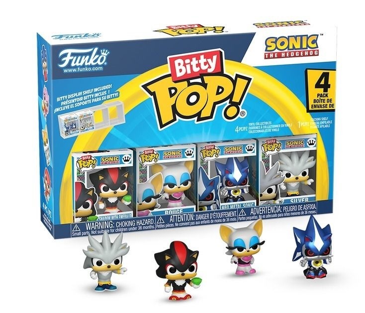 預購【Funko】Bitty POP 音速小子：夏特 4入組 9月發貨 strc