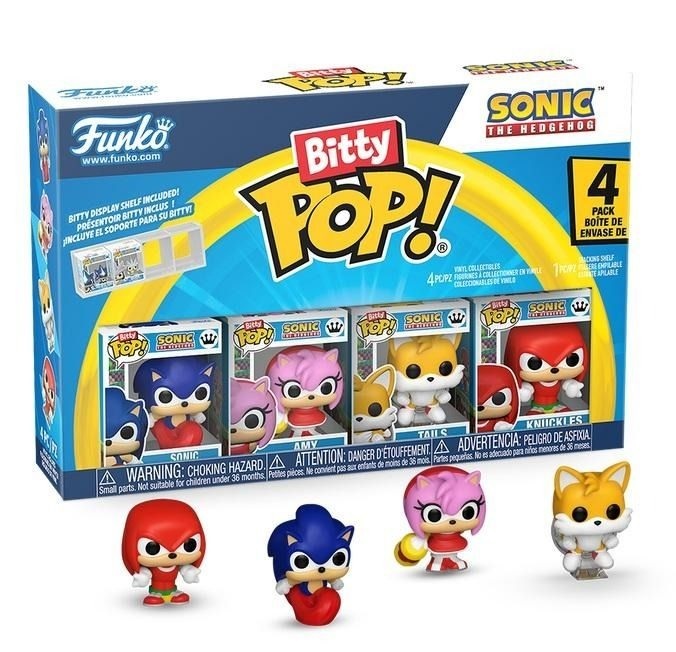 預購【Funko】Bitty POP 音速小子：索尼克 4入組 9月發貨 strc