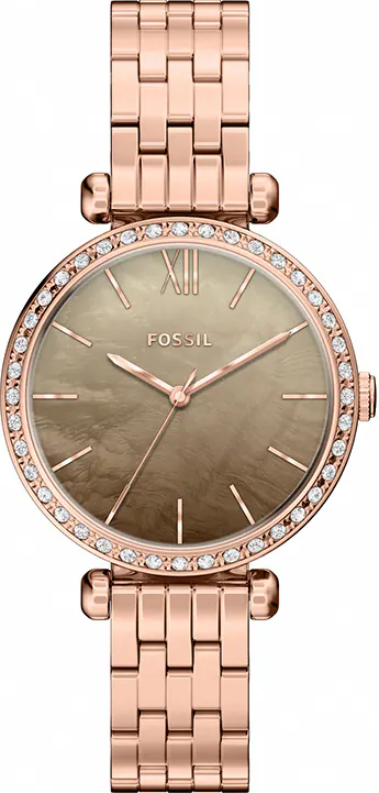 萬年鐘錶 - Fossi  時尚   Tillie Mini 玫瑰金珍珠貝母錶盤不鏽鋼晶鑽女錶 BQW8049 錶徑36MM