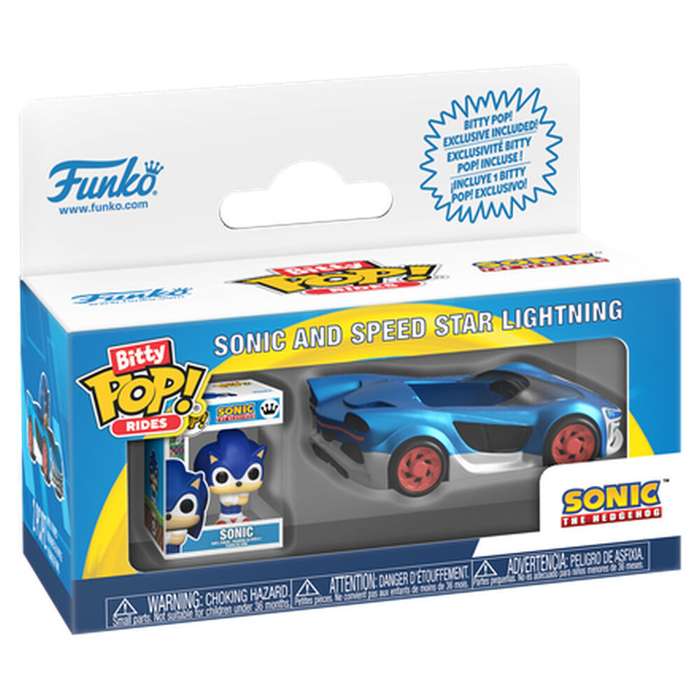 預購【Funko】Bitty POP Ride 音速小子：索尼克與Speed Star Lightning 9月發貨 strc