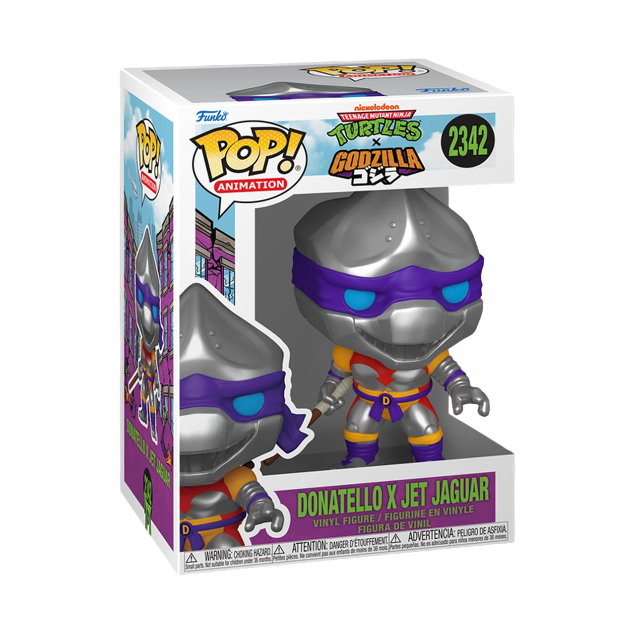 預購【Funko】POP Animation 忍者龜x哥吉拉：多納太羅噴射傑格 9月發貨 strc