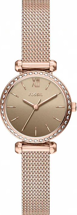 萬年鐘錶 - Fossi  時尚   Tillie Mini 玫瑰金珍珠貝母錶盤不鏽鋼米蘭錶帶女錶 BQW8048 錶徑26MM