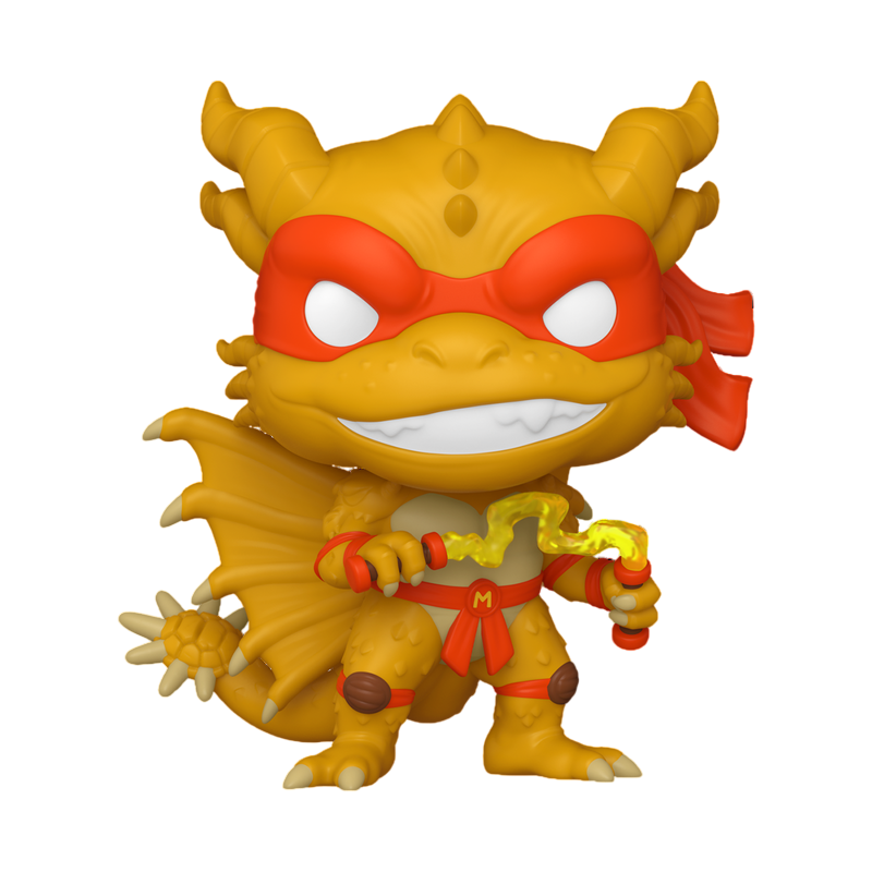 預購【Funko】POP Animation 忍者龜x哥吉拉：米開朗基羅王者基多拉 9月發貨 strc