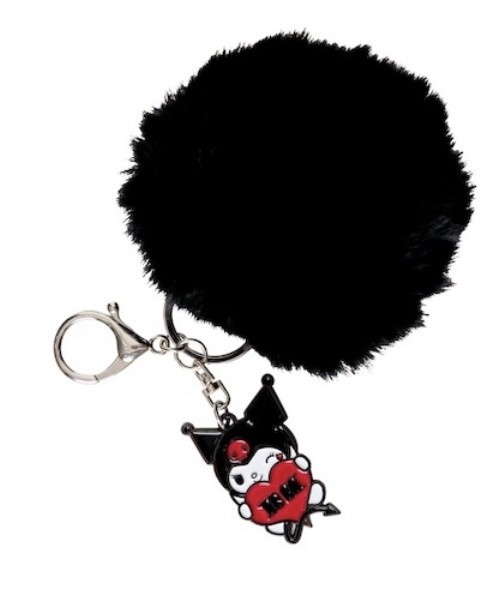 babymonster x Kuromi  Ball keyring ( black)
