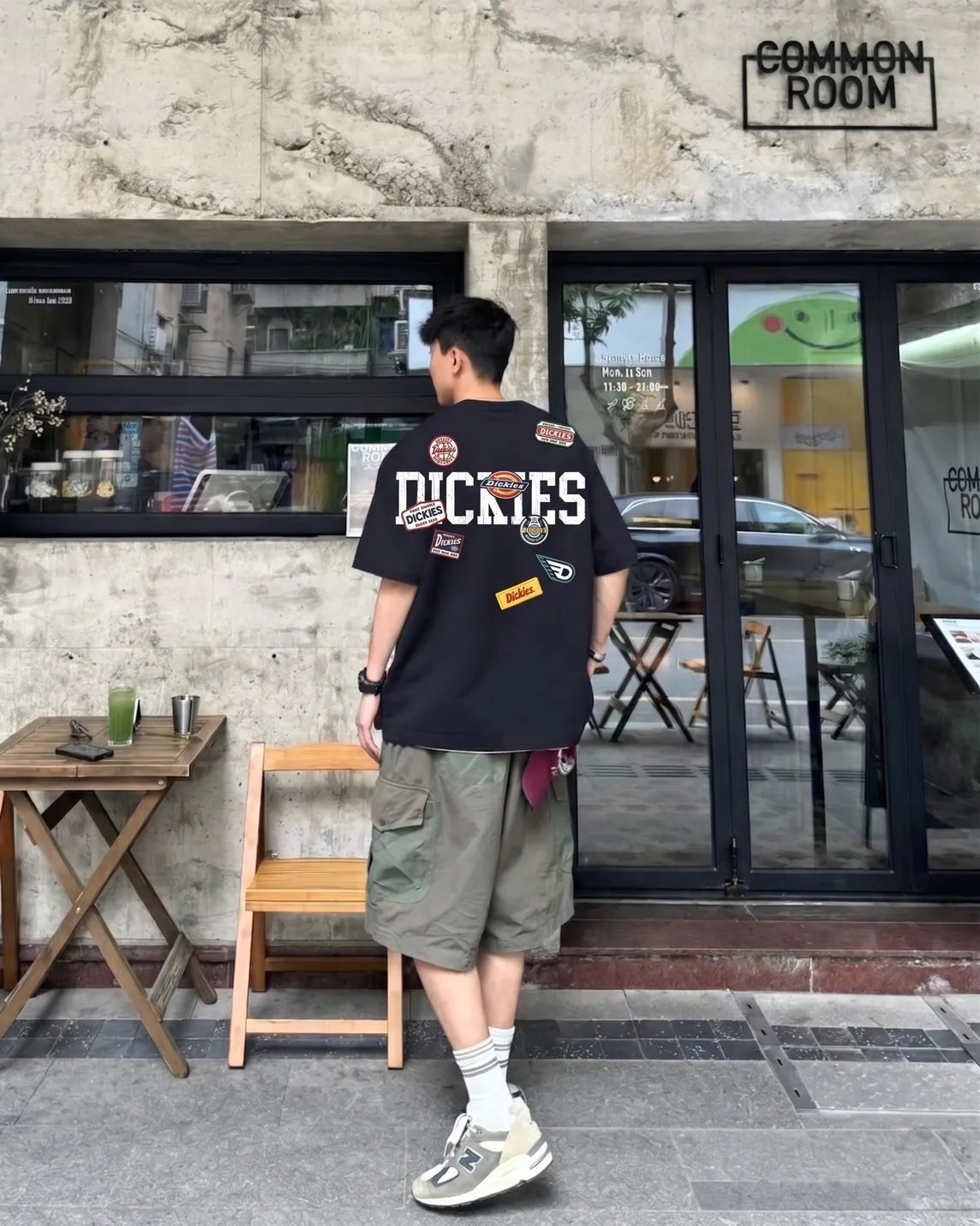 DICKIES 美式復古 塗鴉 LOGO 重磅 純棉 短袖 4色