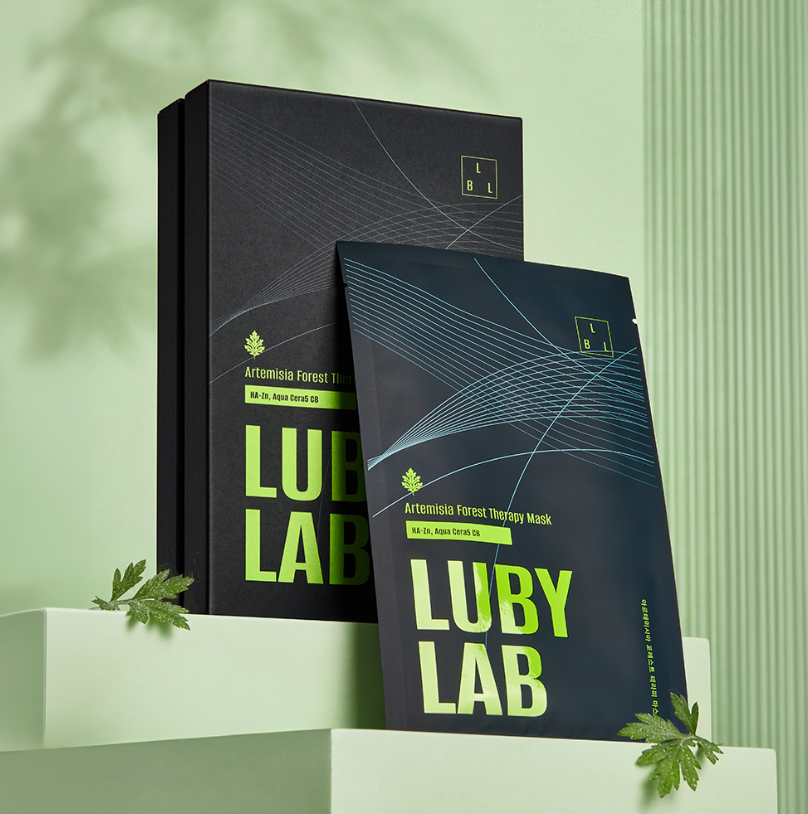 韓國代購 LUBYLAB 艾草舒緩修護面膜 Artemisia Forest Therapy Mask 4片🔥到手3件🔥