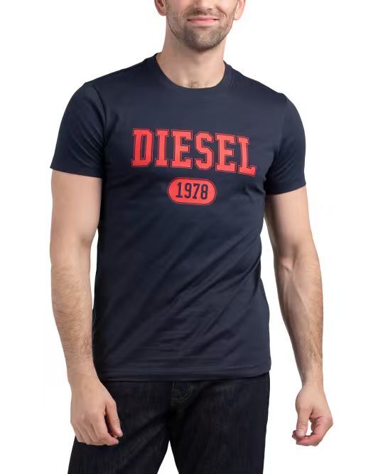 【預購】DIESEL H070740 男裝大logo短袖上衣
