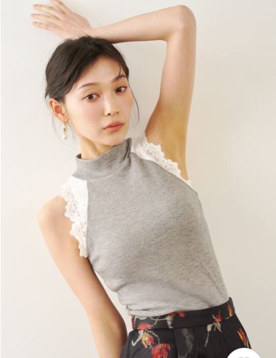 [預購] LILY BROWN 蕾絲滾邊連身衣