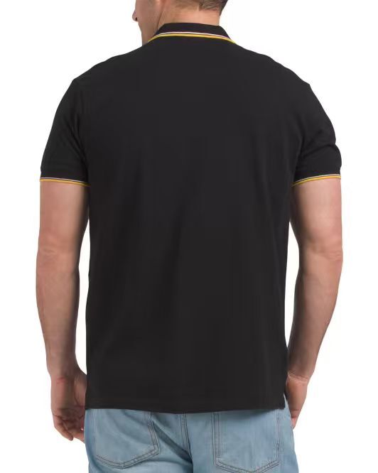 【預購】DIESEL H070745  男裝Polo短袖上衣 (黑色)
