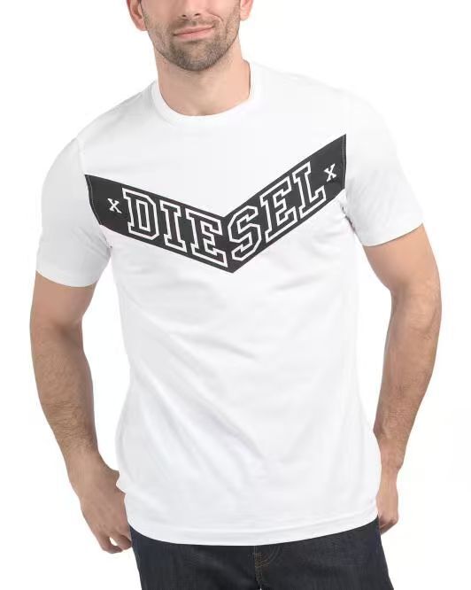 【預購】DIESEL H070750 T-Just Off Logo 男裝短袖上衣 (白色)