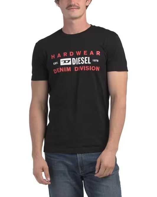 【預購】DIESEL H070751 T-Diegos K32 短袖上衣 (黑色)