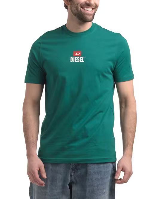 【預購】DIESEL H070754 T-Just Small New D Logo 男裝短袖上衣 (綠色)