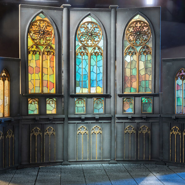 預購26/12 kawa design 1/12 教堂背景地台 原色 0719