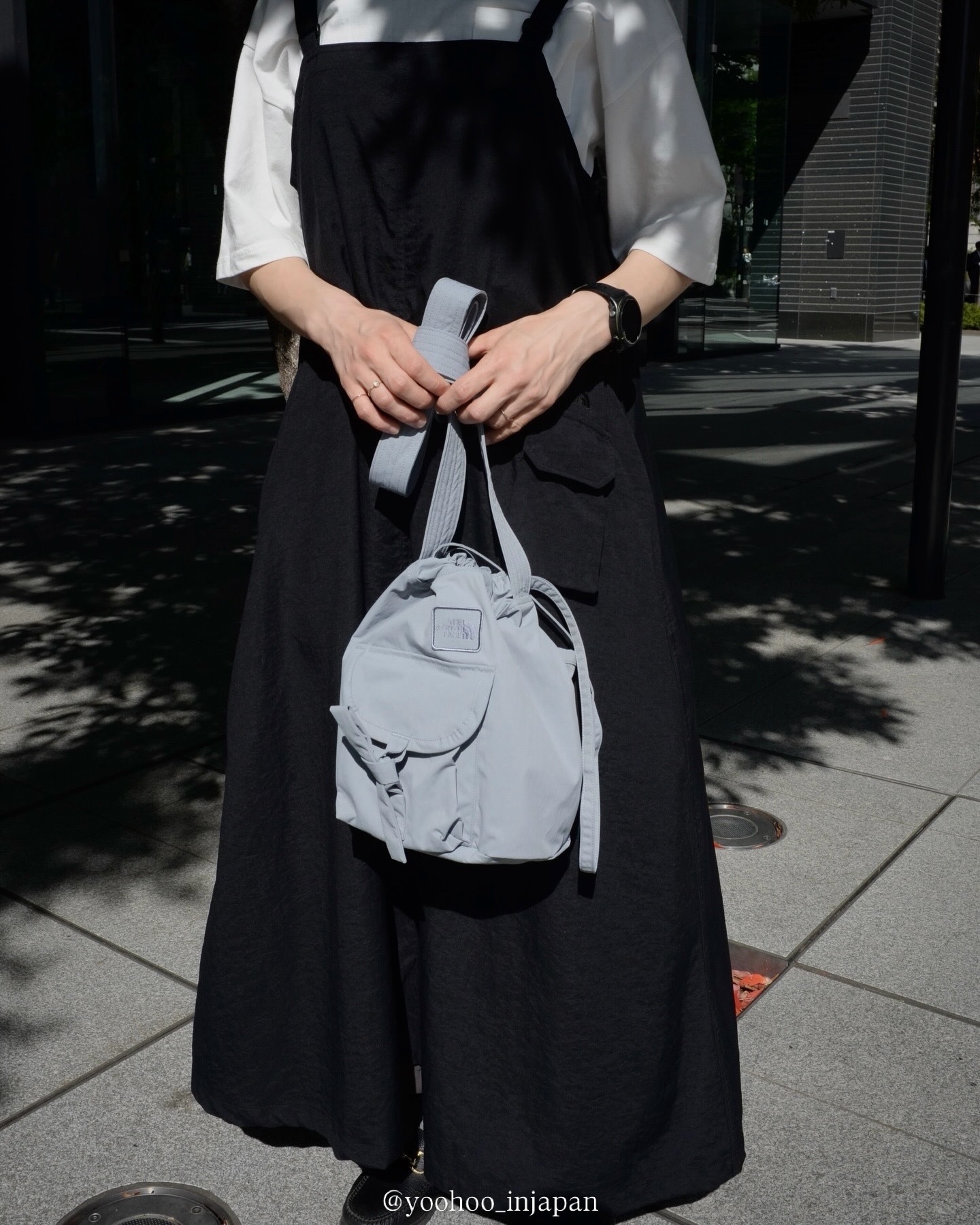 限時折扣預購┃日本 TNF 紫標 Mountain Hitch Shoulder Bag 尼龍 束口 肩背包 側背包