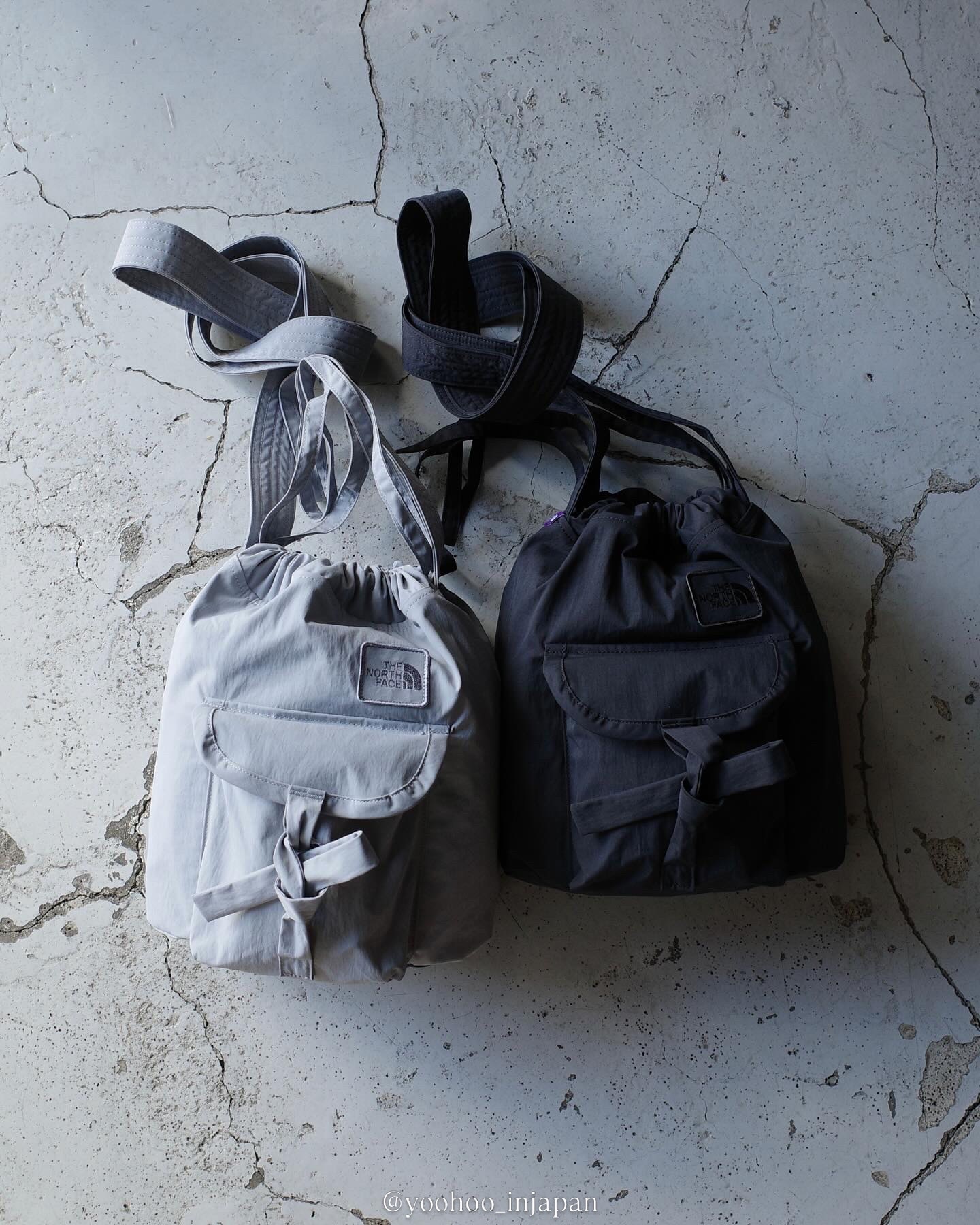限時折扣預購┃日本 TNF 紫標 Mountain Hitch Shoulder Bag 尼龍 束口 肩背包 側背包