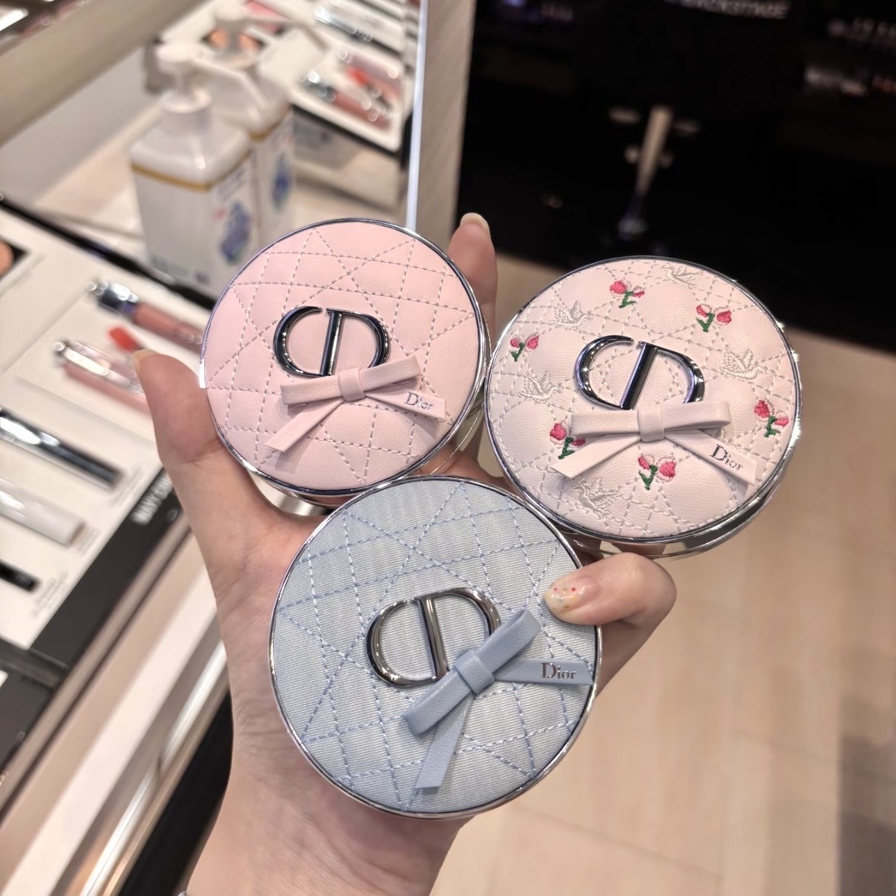 DIOR BEAUTY 蝴蝶結氣墊殼 三色 外殼 時尚飾品 迪奧