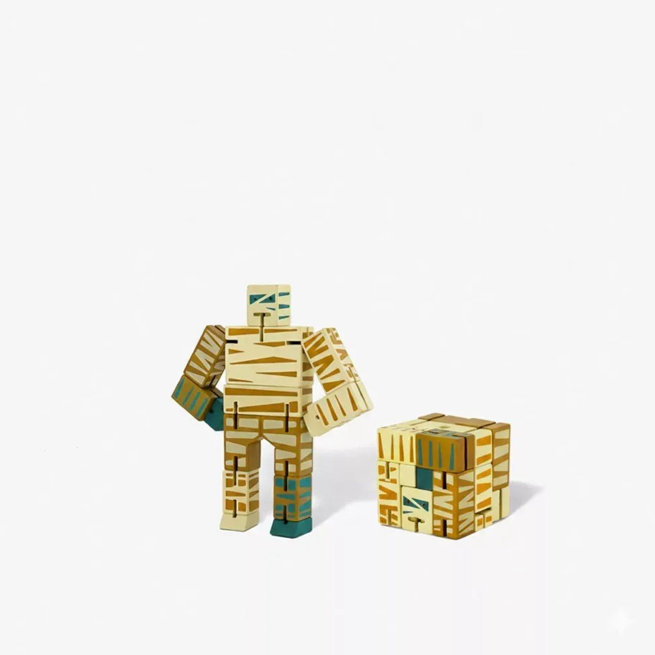 【 美國 Cubebot | 迷你 酷比人積木變形機器人 - 木乃伊 】