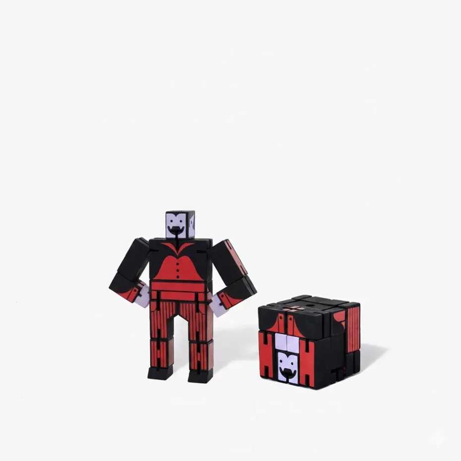 【 美國 Cubebot | 迷你 酷比人積木變形機器人 - 吸血鬼 】