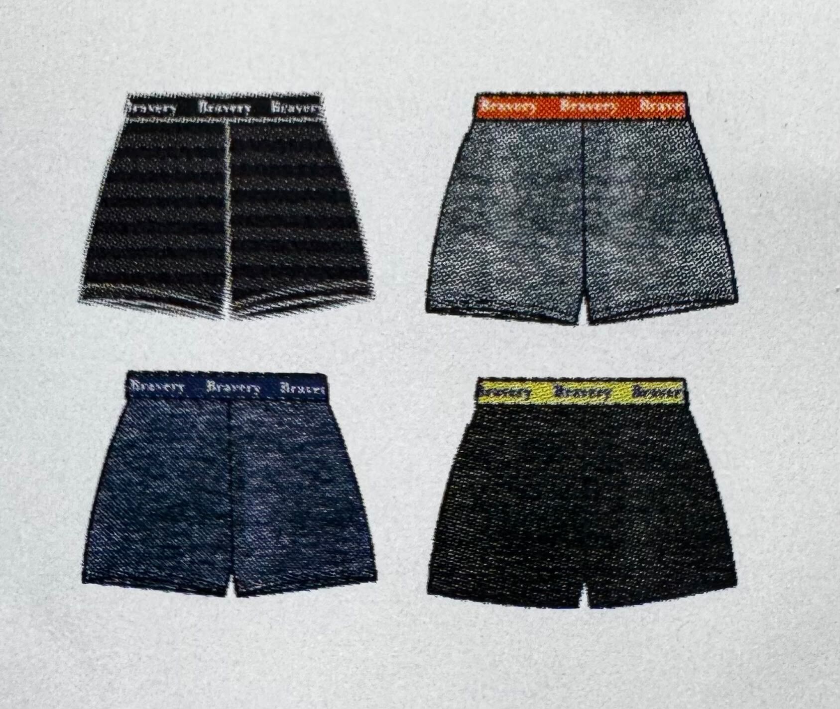 【Nishimatsuya】4-pack Mesh Knitted Boxer Briefs 130 cm (Bravery)