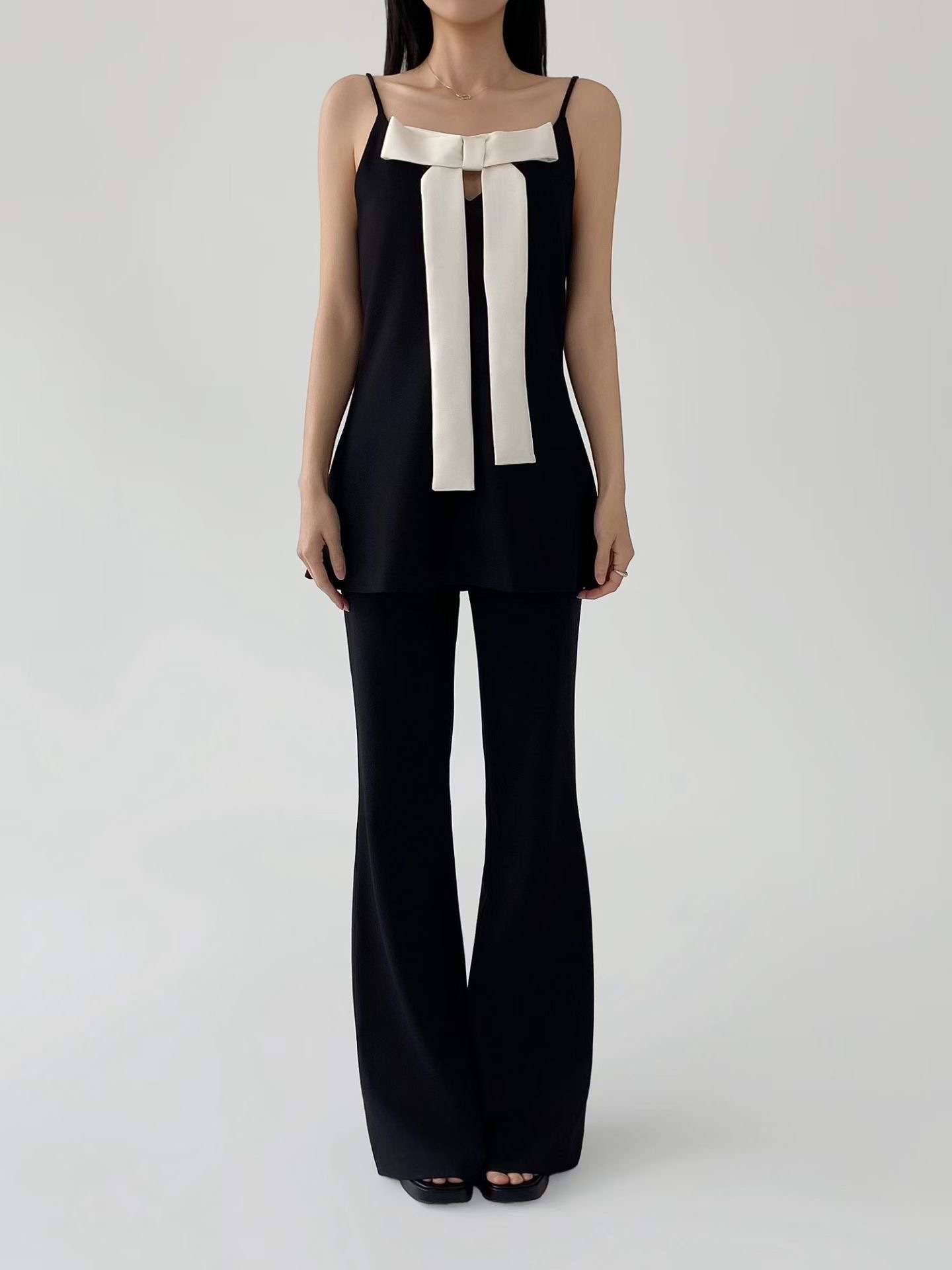LV2601 Giselle Satin Ribbon Top
