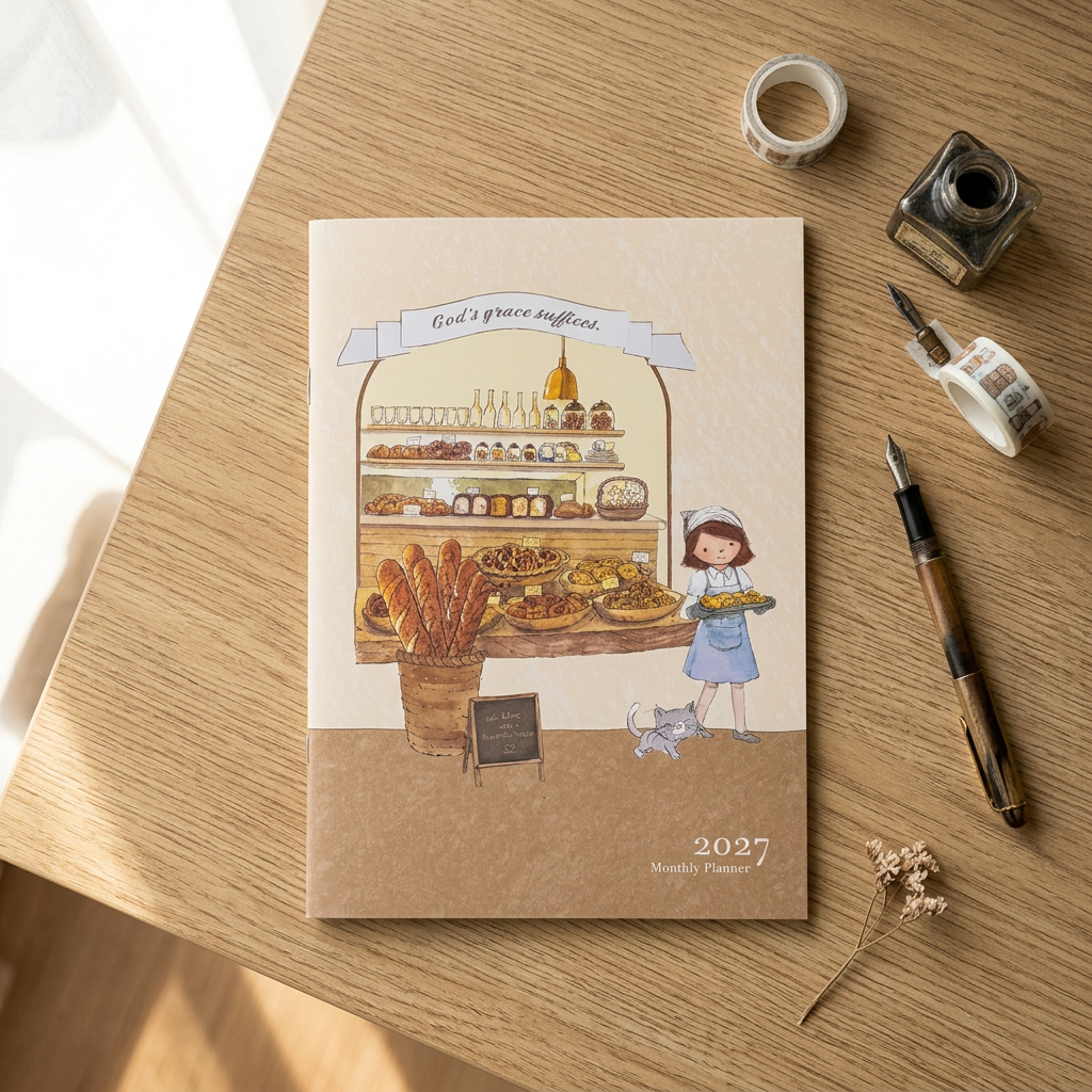 小喬月曆手帳｜2027年月曆手帳 A4 Monthly Planner