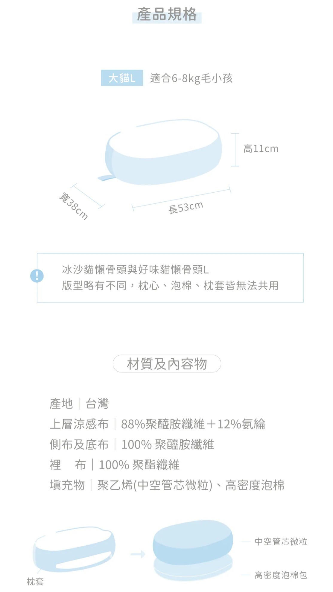 LADYFLAVOR 好味小姐|好味冰沙貓懶骨頭 /好味冰沙貓懶骨頭枕套