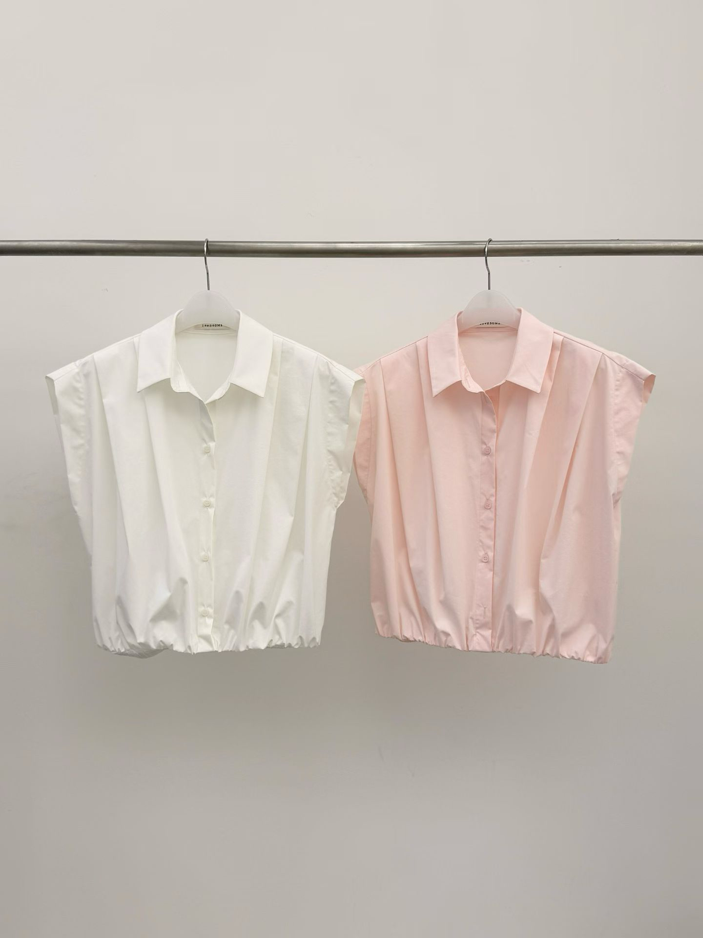 LV2604 Banding Cap Sleeve Shirt