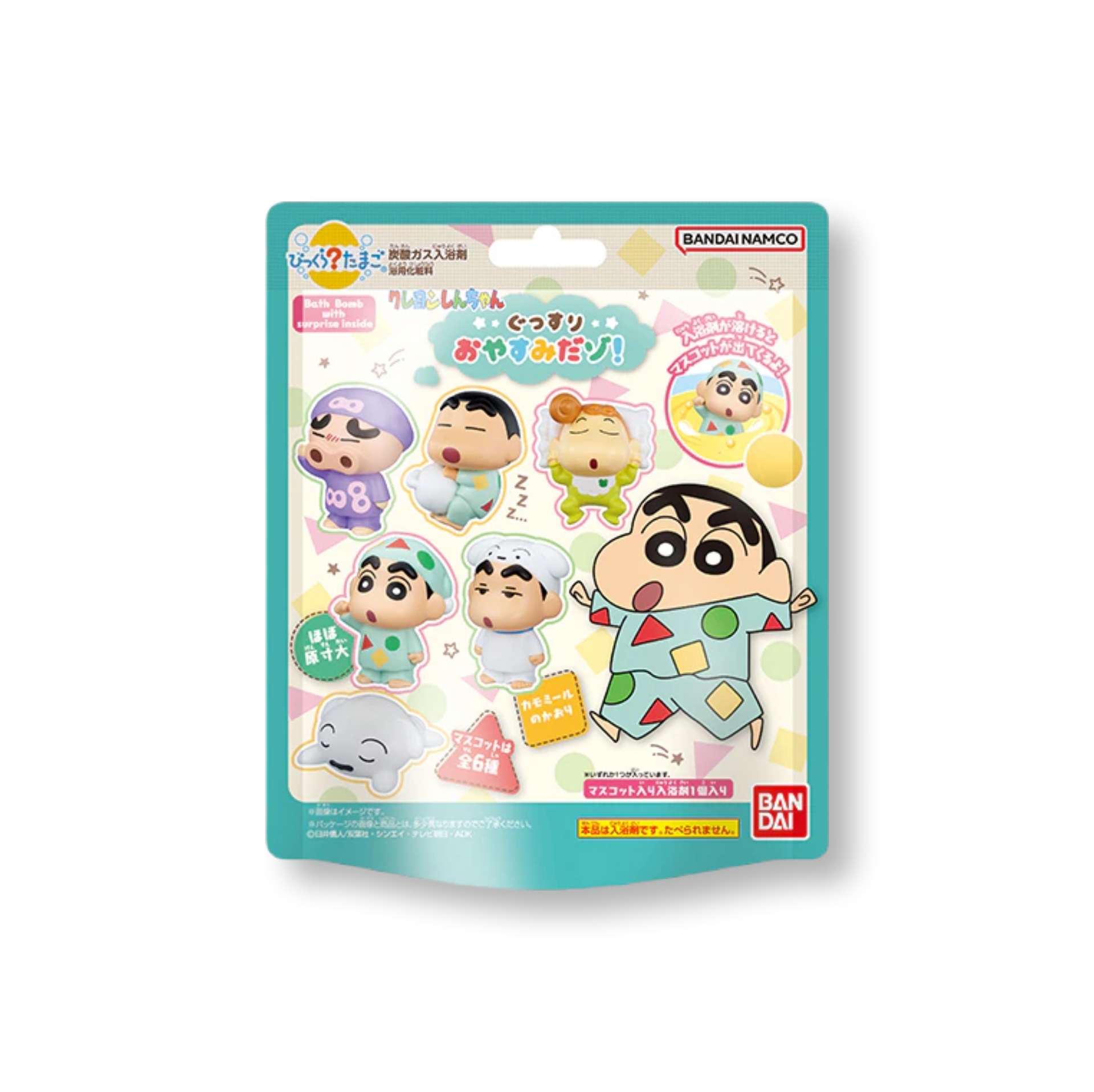 日本 BANDAI 萬代 蠟筆小新晚安篇入浴球 (單包)