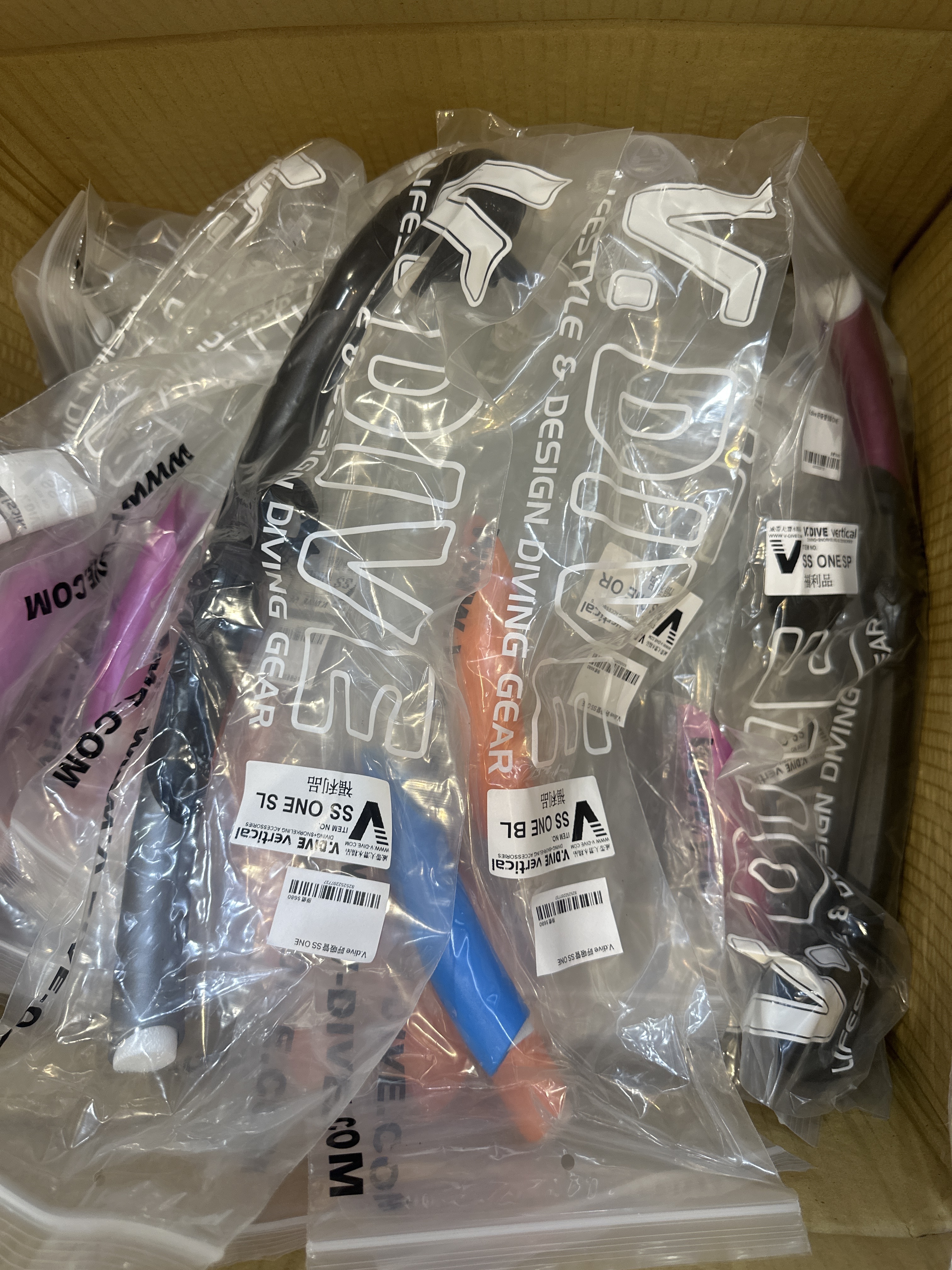 V.dive 呼吸管SS ONE  福利品 原價680 出清240