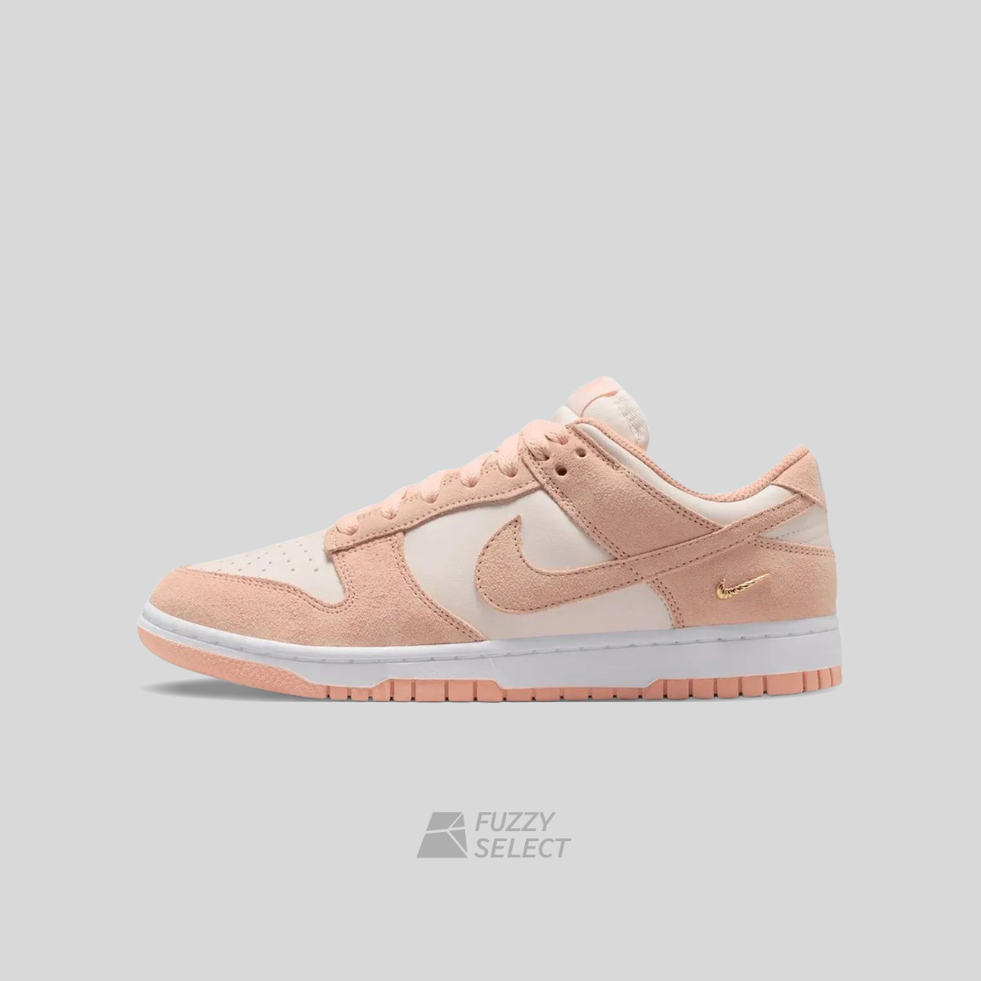 【逢甲 FUZZY】W Nike Dunk Low "Sunset Haze" 麂皮 粉橘 金小勾 IO4244-800