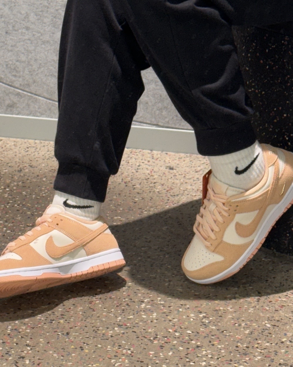 【逢甲 FUZZY】W Nike Dunk Low "Sunset Haze" 麂皮 粉橘 金小勾 IO4244-800