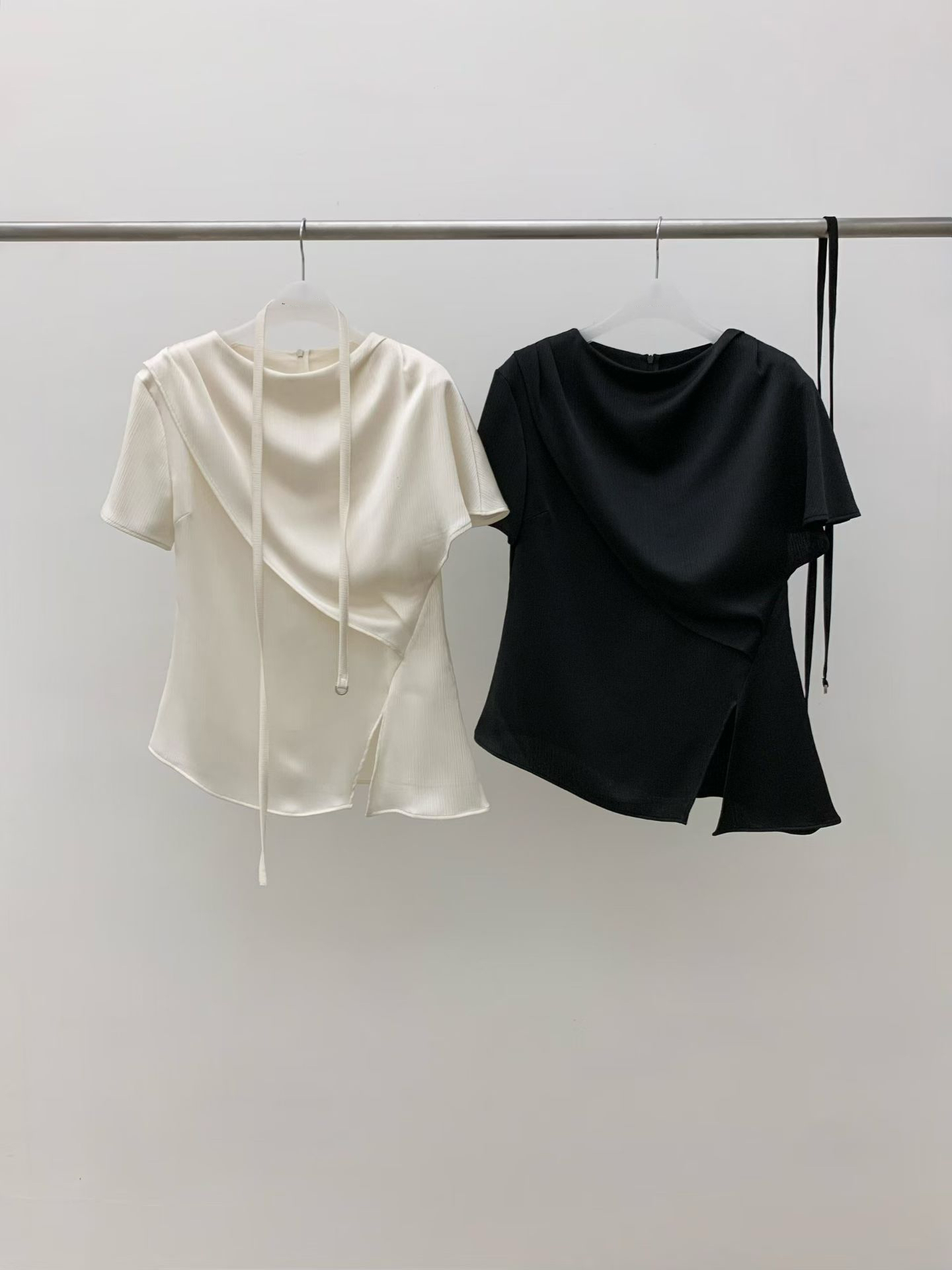 LV2607 Satin Queen Shirring Blouse
