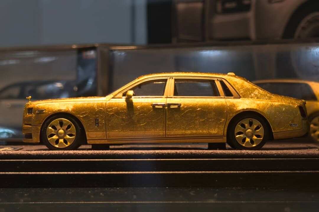 預訂:1/64  Banana Model Rolls-Royce Phantom VIII Gold (BMRRPG )