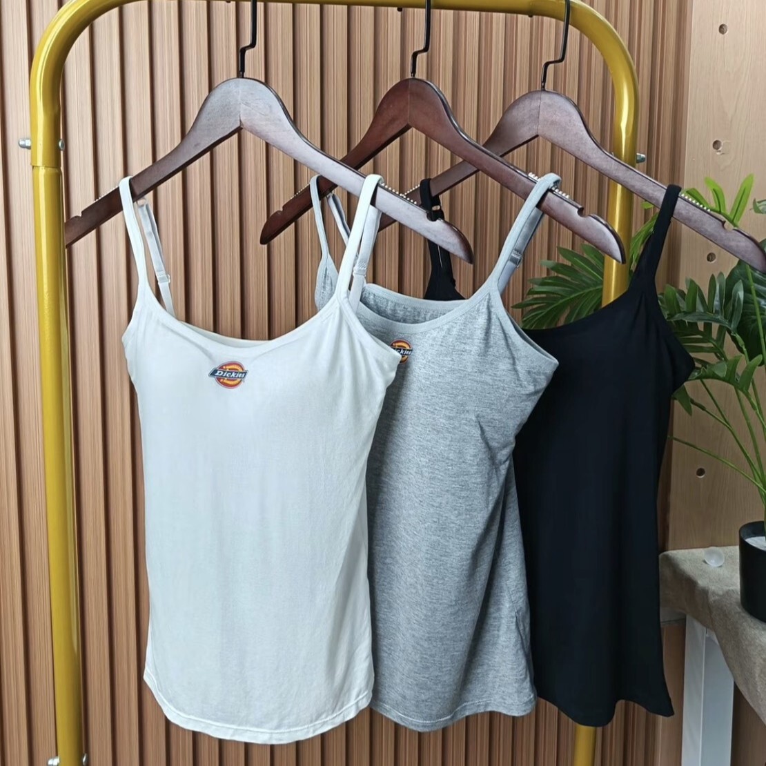 『代購商品』Dickies 莫代爾U領遮副乳罩杯背心 親膚內搭外穿 二件一組 DN12V1J001001