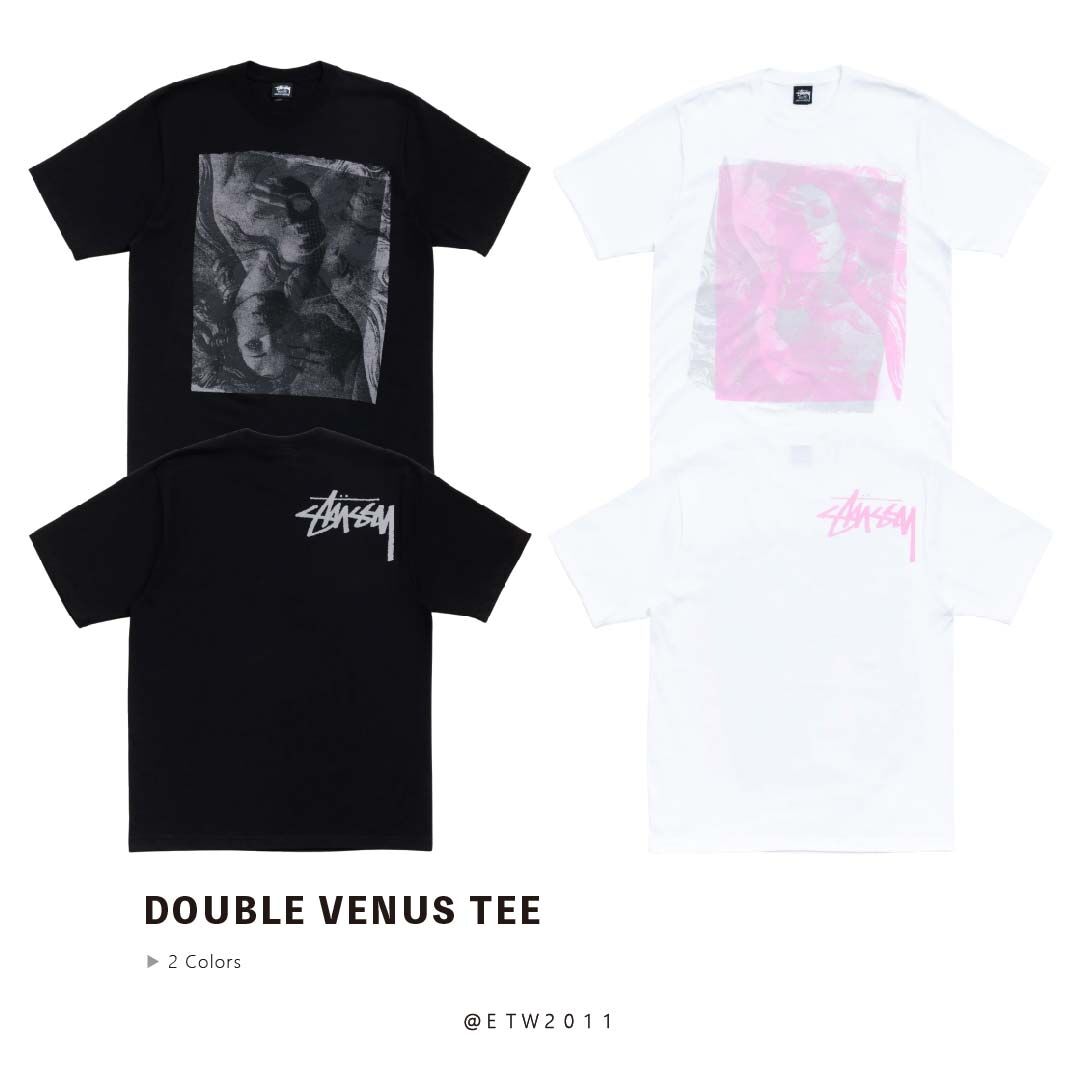 ☆ETW☆【EASY TO WEAR】STUSSY 26SS DOUBLE VENUS TEE 維納斯 背後LOGO 短T 短袖 短TEE