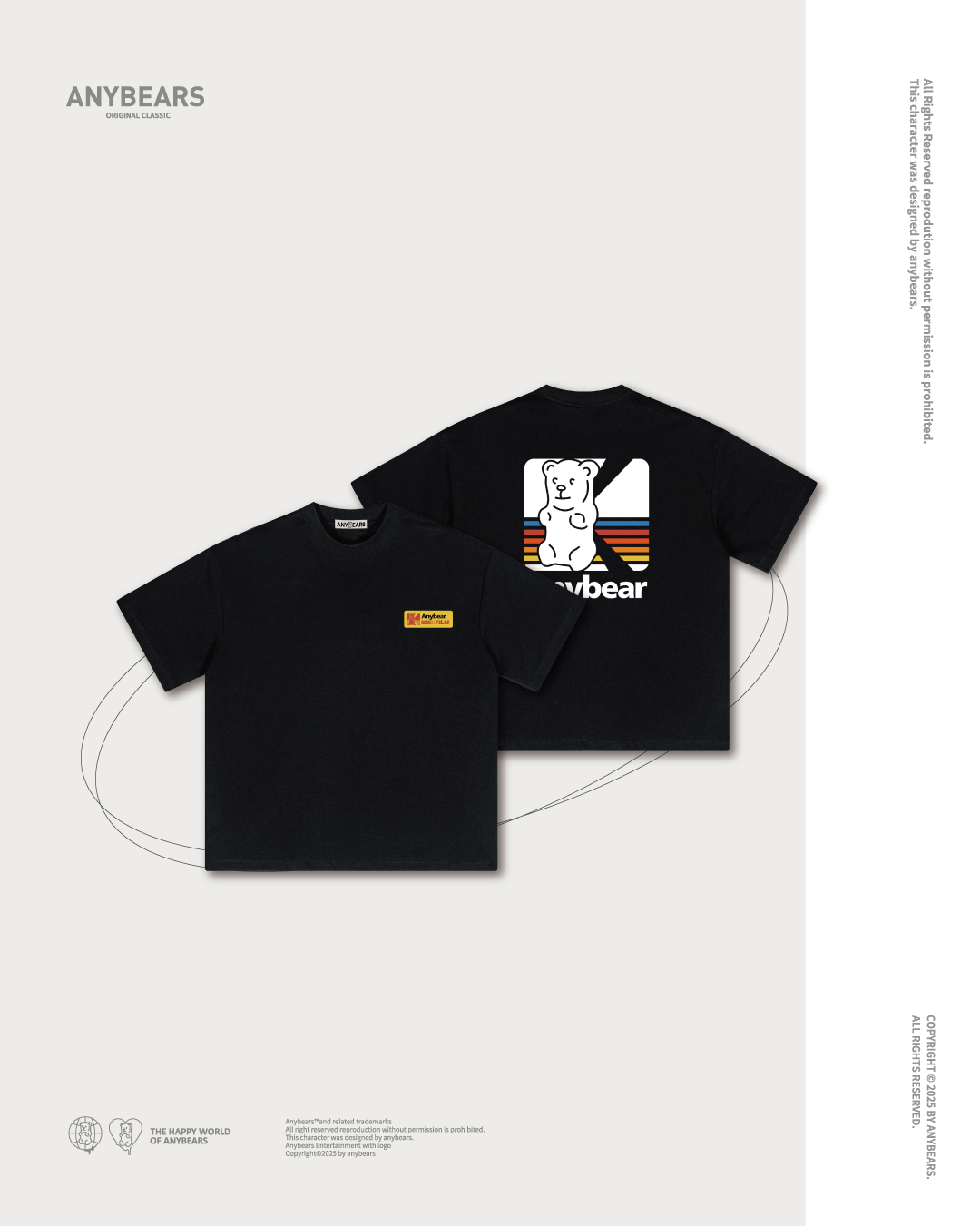 ANYBEARS® Film Bear 底片熊 短Tee