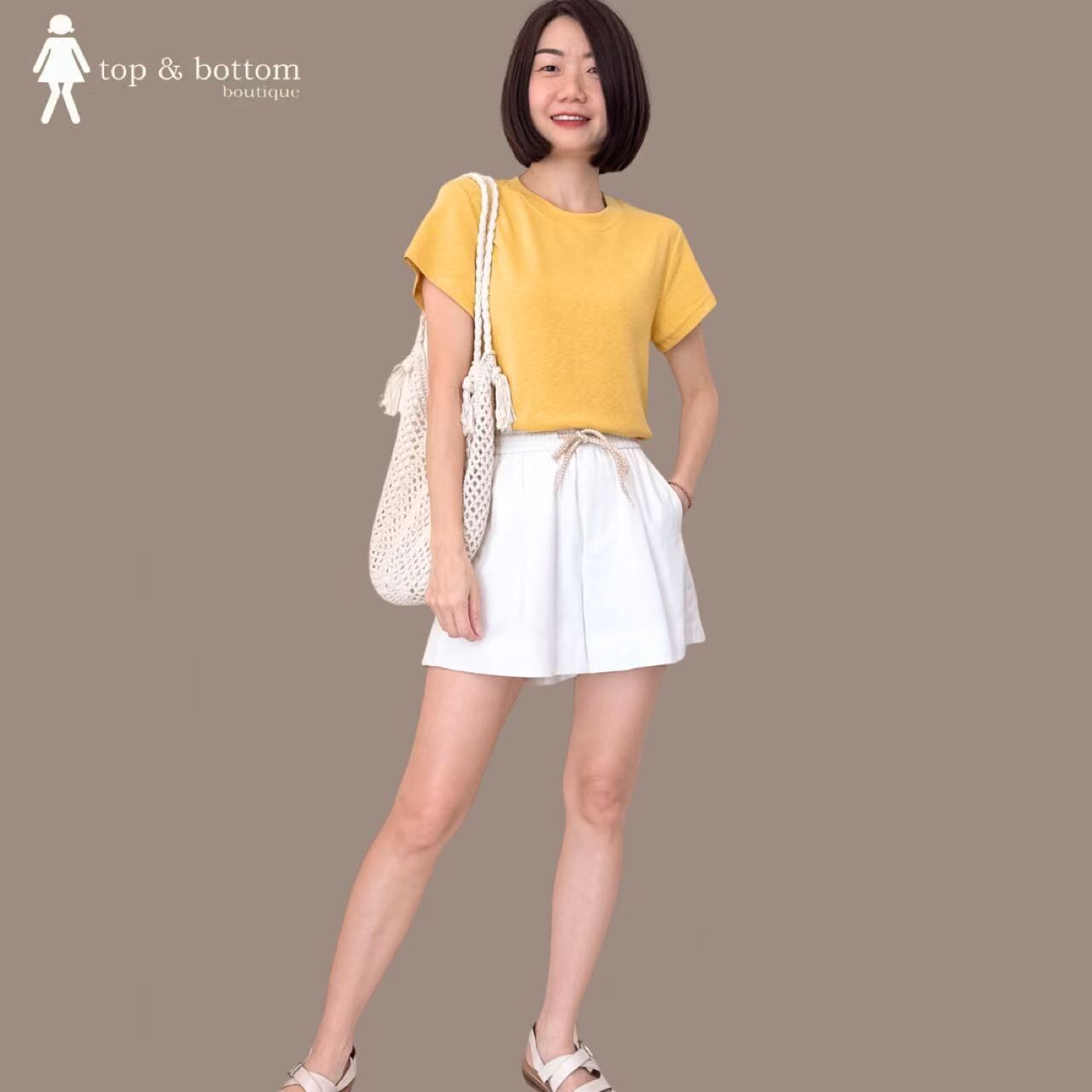 SHORT SLEEVE BASIC COTTON TEE